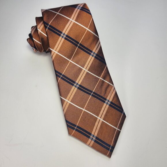 Tommy Hilfiger Necktie Men's Silk Tie 100% Italian Silk Neck Tie New - Picture 1 of 11